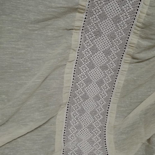 Curtain with handmade lace used, length 2.20m