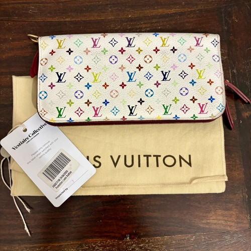 Louis Vuitton Takashi Murakami multicolor pochette with chain
