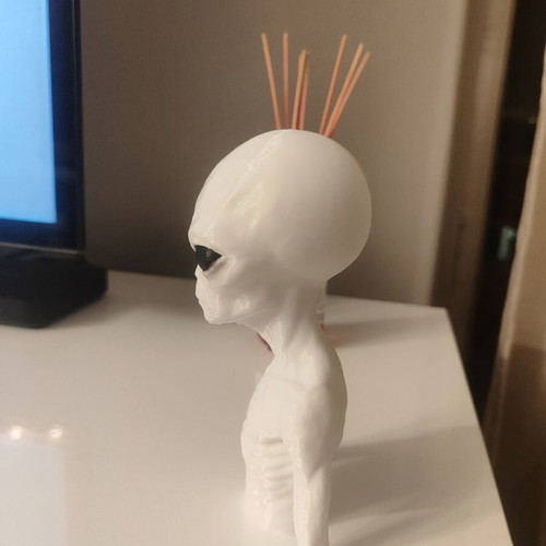 Alien UFO 3D printed figure like new
