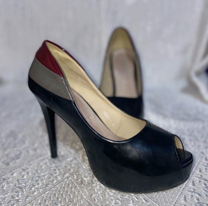 Hunter Γόβες Peep Toe με Χοντρό Τακούνι – Νούμερο 40
