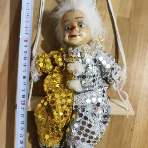 Vintage hanging harlequin used