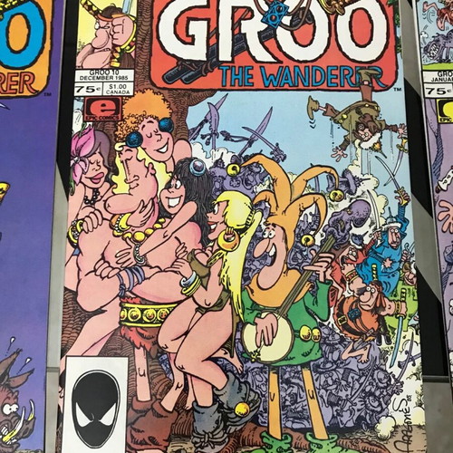 Groo The Wanderer set of 9 comics like new, 1985, Marvel