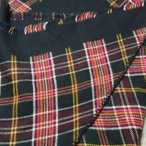 Wool scarf S.Oliver like new, colorful checkered