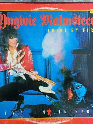 Yngwie J Malmsteen LP Trial By Fire - Live In Leningrad used