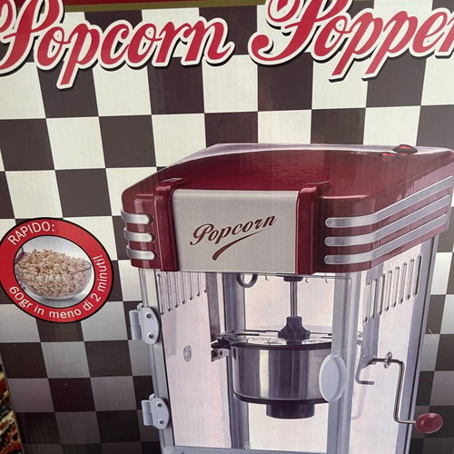 Ariete Popcorn Machine, 310W, retro design