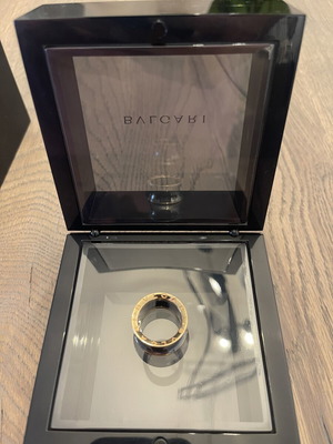 Bvlgari B.zero1 4-Band ring like new, pink gold and steel