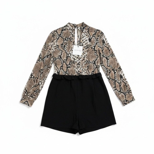 Delousion Snake Print Playsuit Size XS New with Tags