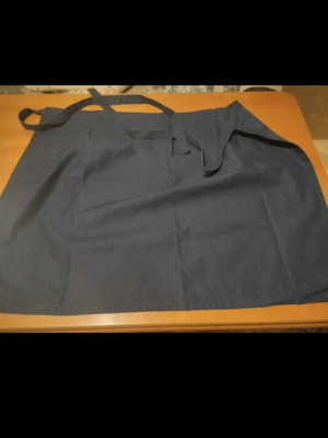 Kitchen apron used, blue