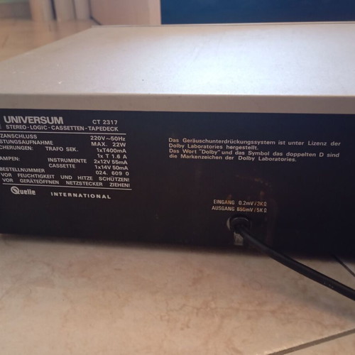 Universum System HIFI 7500 SL stereo cassette player used