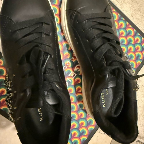Kurt Geiger women's sneakers athletic new, size 37, black