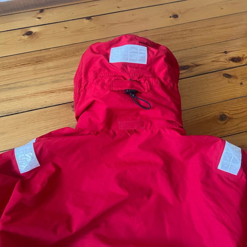 Marine Pool Spirit of the Ocean men's red sailing jacket like new, size XL