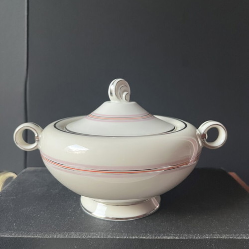 Vintage Porcelain Sugar Bowl Pirkenhammer like new, Art Deco style