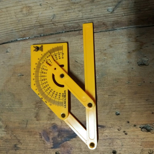 Plastic movable protractor new