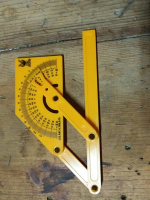 Plastic movable protractor new
