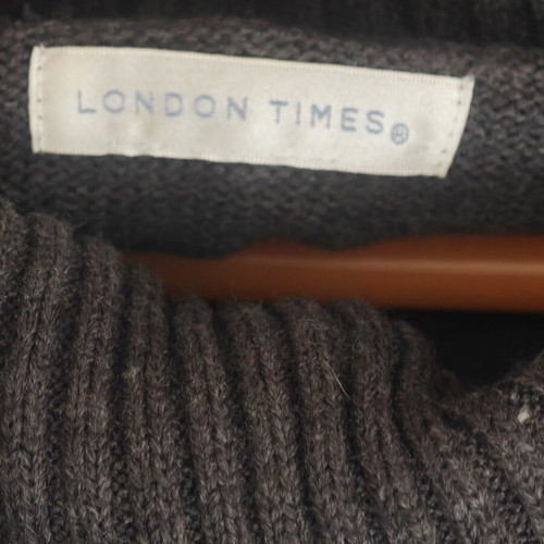 London Times Turtleneck Sweater used, XXXL/4XL, gray