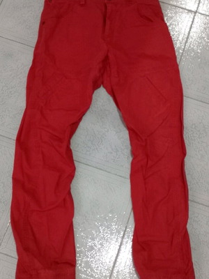Marks and Spencer Cargo Pants like new, red, boys 13-14 years