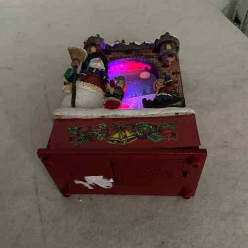 Christmas decorative light with music used, 8/14/24cm, battery operated