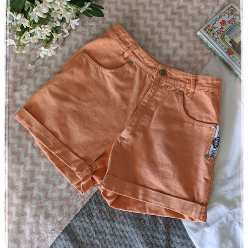 Vintage high-waisted summer shorts Queen Shorts Jeans denim