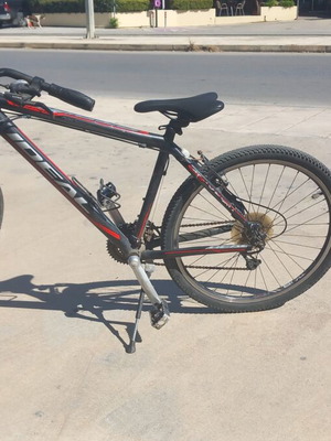 Bicycle used, 26 inch wheel, black, men's