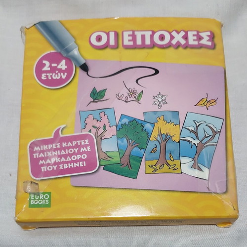 Educational Activity Cards "The Seasons" Eurobooks used, ages 2–4