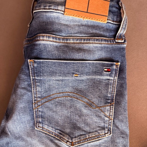 Tommy Hilfiger women's pants used, blue, elastic size S-M