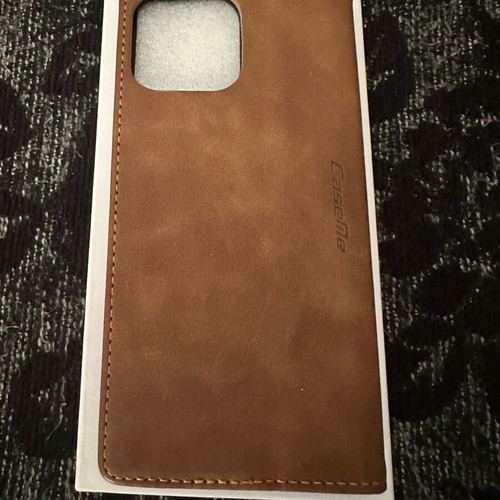 iPhone 13 Pro Max Wallet Flip Case Kalibri new, brown