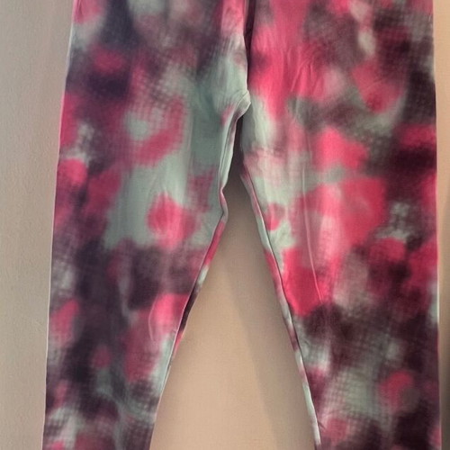 Adidas sports leggings used, multicolor, Climalite series