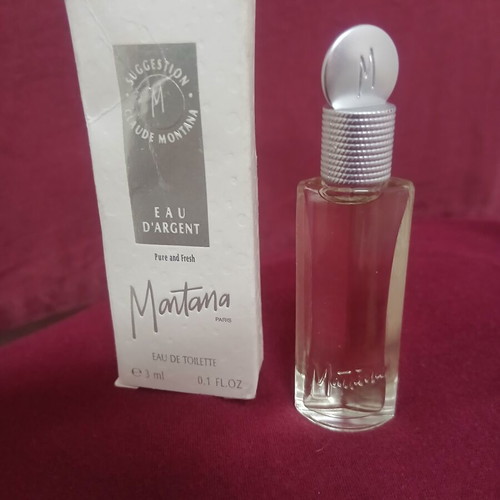 Claude Montana Eau de Argent Eau de Toilette 3 ml new
