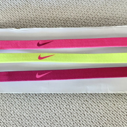 Nike sports hairbands set of 3 like new, multicolor