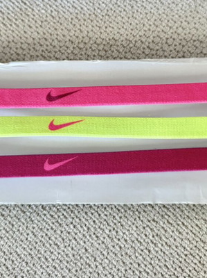 Nike sports hairbands set of 3 like new, multicolor
