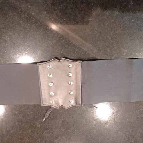 Elastic belt like new, wide, black (75-115 cm)