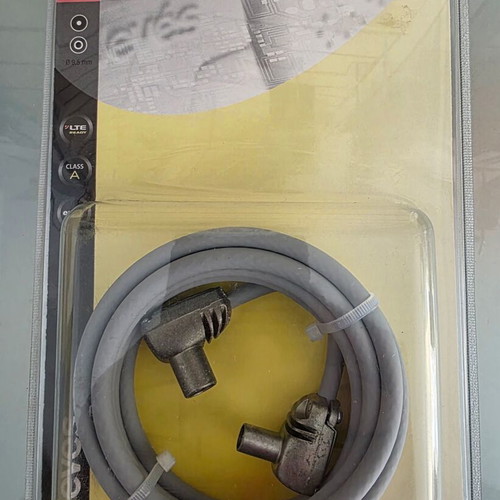 Televes TV Coaxial Cable 2.5m Male to Female LTE Ready new