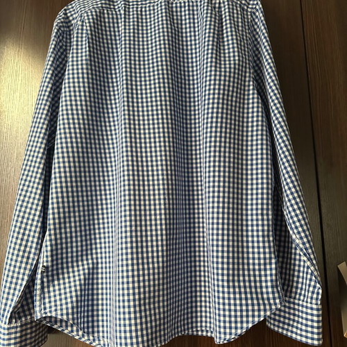 Nautica Classic Fit XL men's checked shirt blue and white like new