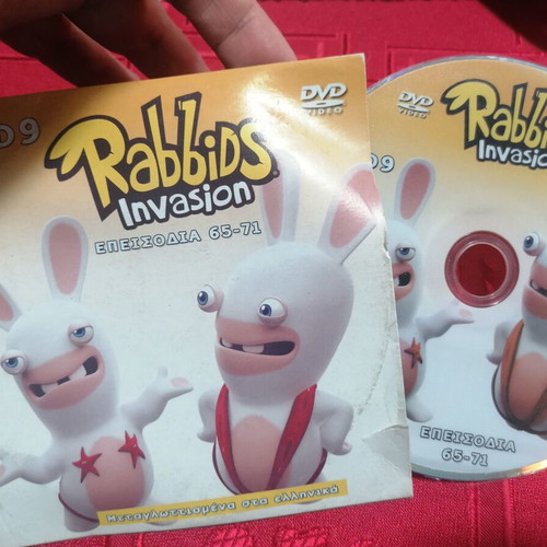 Rabbids Invasion DVD used, episodes 65-71, dubbed