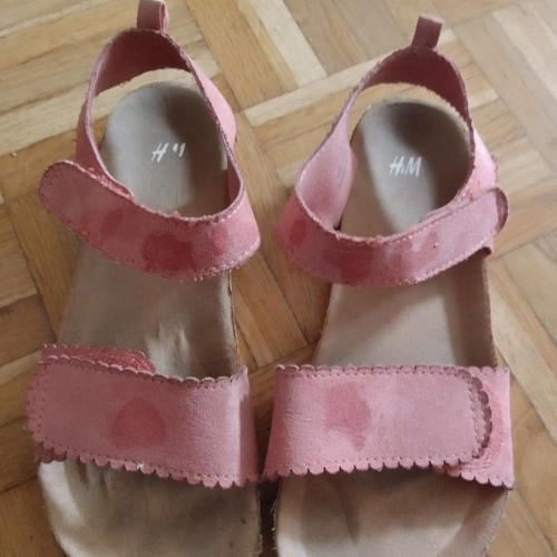 H&M kids sandals like new, size 32, pink