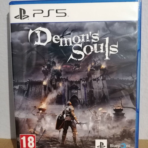 Demon's Souls PS5 promo display case used, no game
