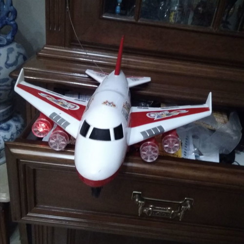 Sky-Master airplane used with remote control plastic 80s