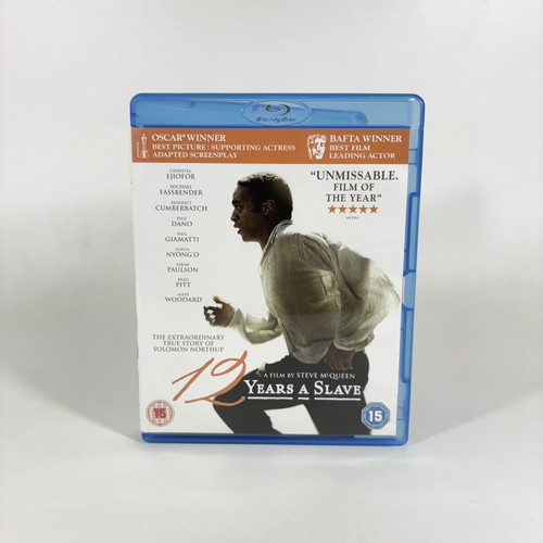 12 Years A Slave Blu-Ray like new with English subtitles