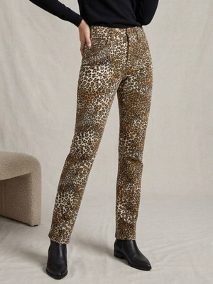 Leopard print pants size M with subtle glitter