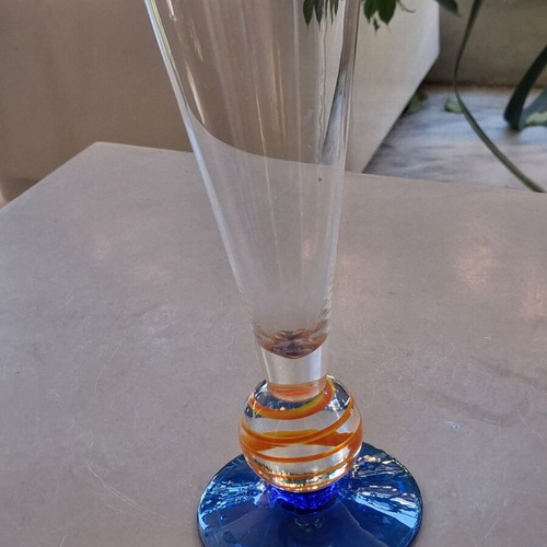 Orrefors Orlando glass used, height 22 cm, diameter 7 cm