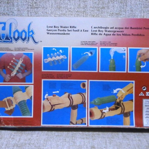 Hook Lost Boy Water Rifle Mattel 1991 new with box