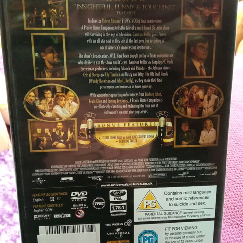 A Prairie Home Companion DVD like new with English subtitles