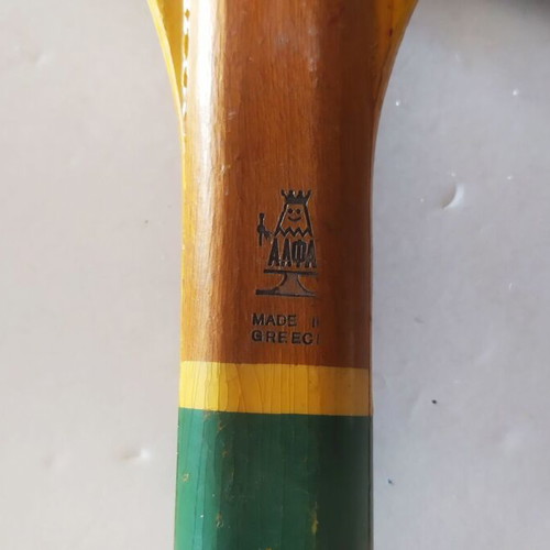Children's wooden rackets set used yellow by ALFA