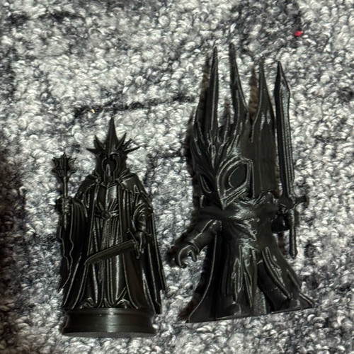Lord of the Rings Witch King 3D figures like new, 9-12 cm