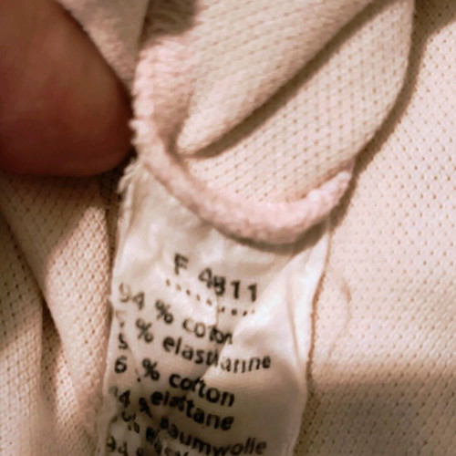 Lacoste pique women's shirt used, soft pink