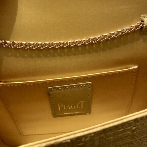 Piaget x CA&LOU Crystal-Embellished Raffia Evening Bag New
