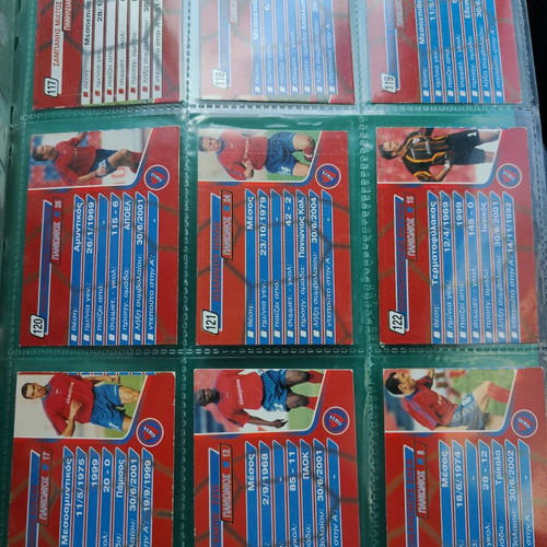 Europa 2001 Paiktarades Cards like new pack