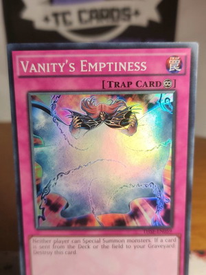 Vanity's Emptiness Yu-Gi-Oh κάρτα παγίδα καινούργια