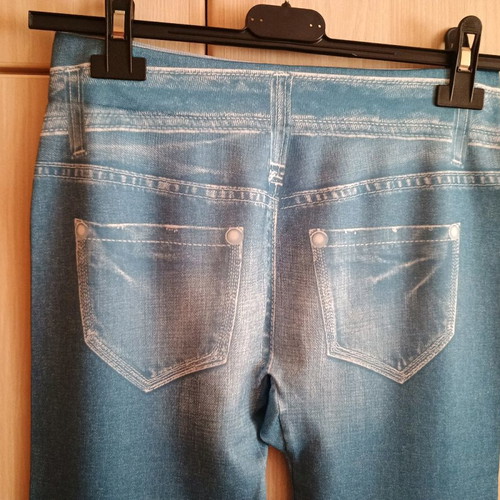 Jean leggings new, blue, size S/M
