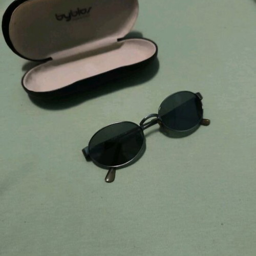 Byblos vintage John Lennon style sunglasses used, silver